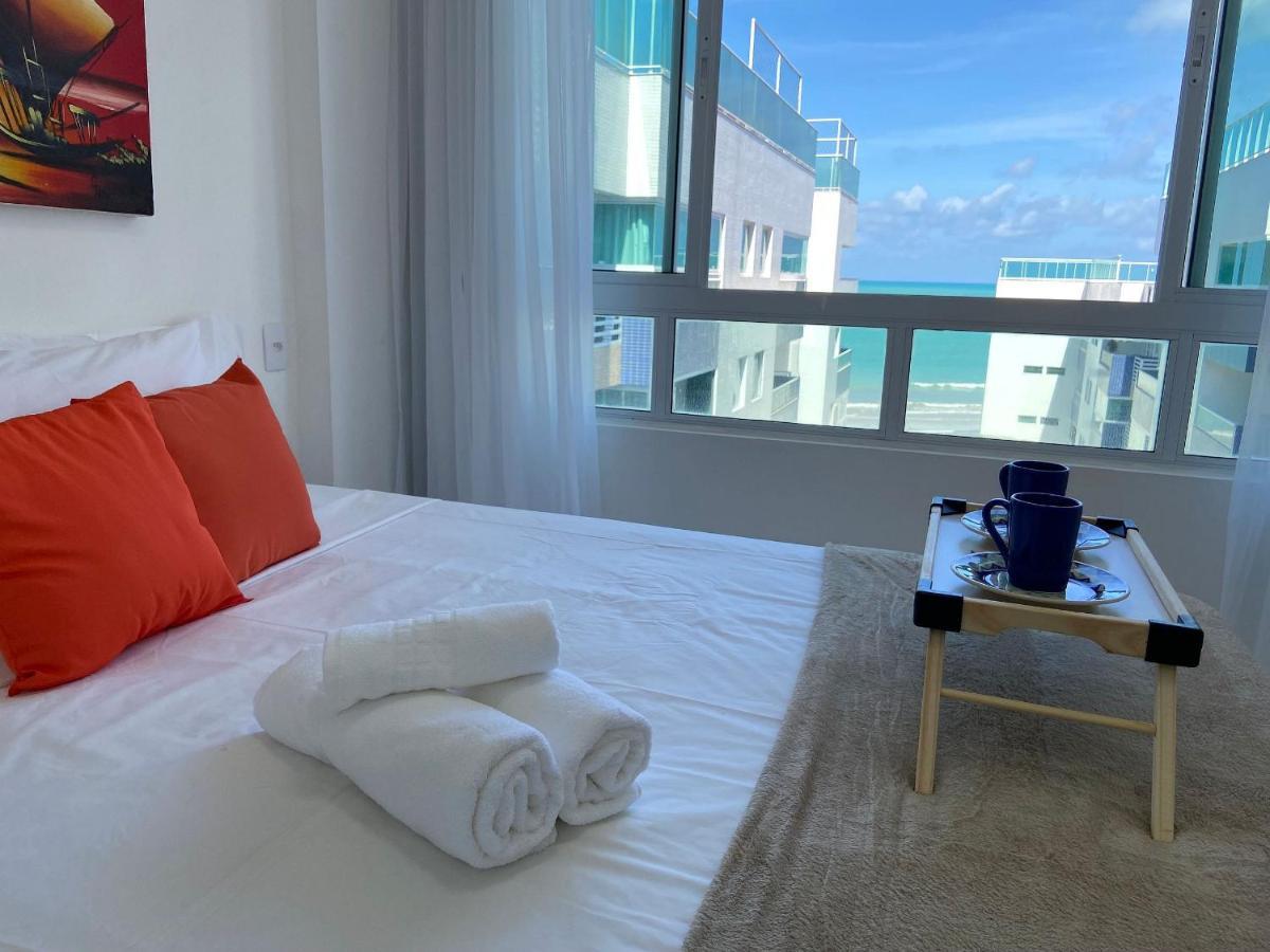 Bela Hospedagem - Pe Na Areia No Bessa, Wifi C/Vista Piscina E Mar João Pessoa Eksteriør billede
