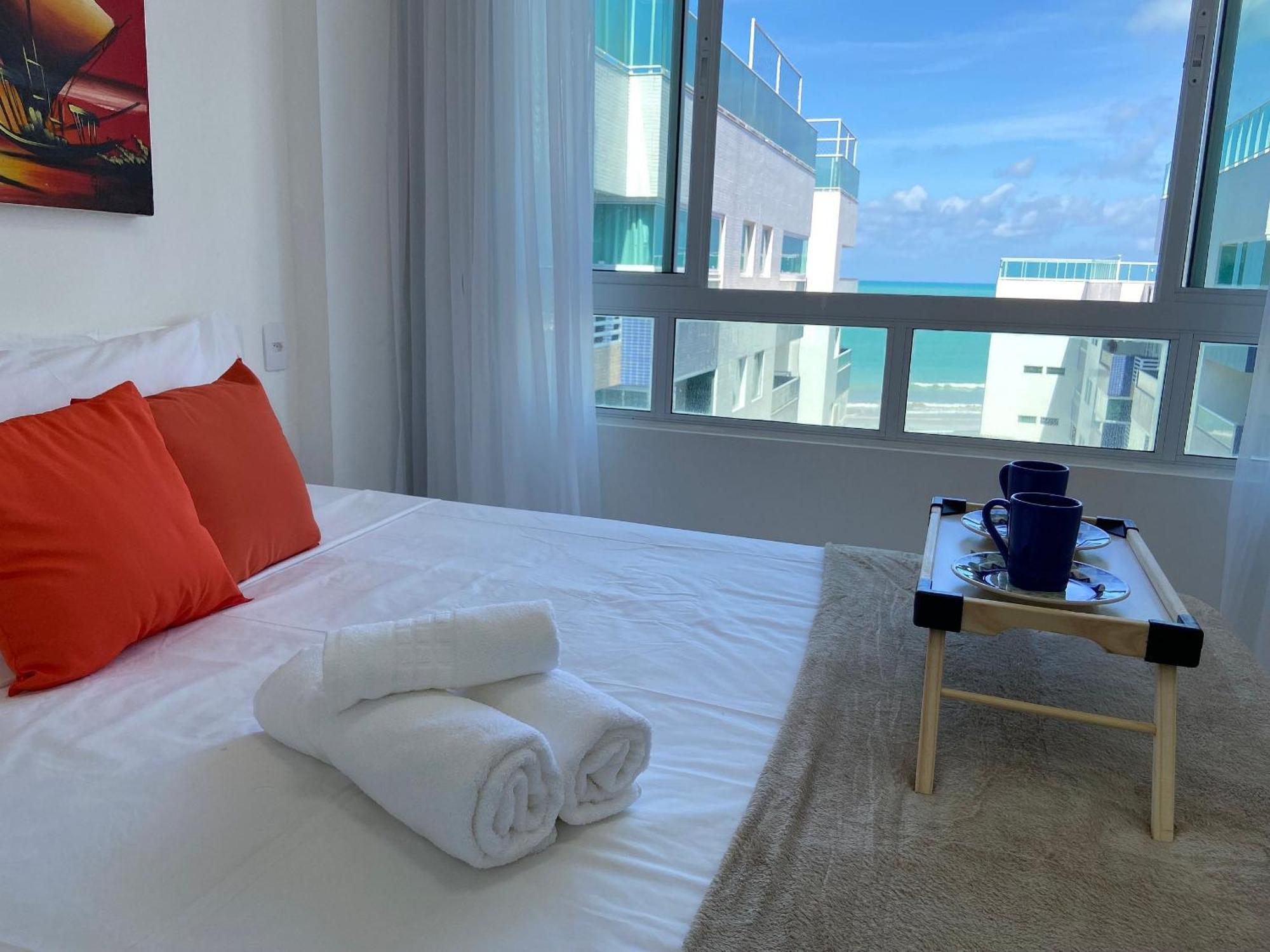 Bela Hospedagem - Pe Na Areia No Bessa, Wifi C/Vista Piscina E Mar João Pessoa Eksteriør billede